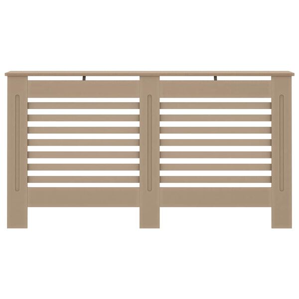 vidaXL Heizkörperverkleidung 152x19x81,5 cm MDF