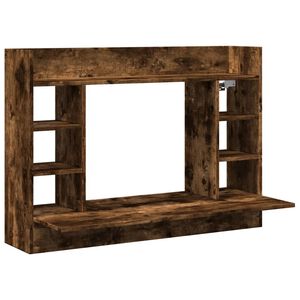 vidaXL Wand-Schreibtisch R&auml;uchereiche 105x48x75 cm Holzwerkstoff