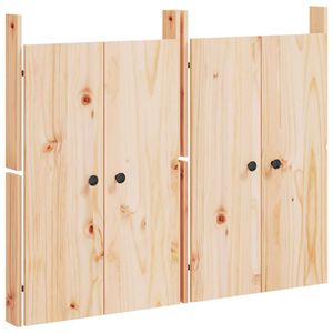 vidaXL T&uuml;ren f&uuml;r Outdoor-K&uuml;che MEPPEL 2 Stk. 50x9x82 cm Massivholz Kiefer