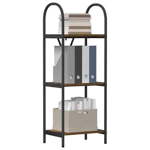 vidaXL B&uuml;cherregal Ger&auml;ucherte Eiche 40 x 30 x 109 cm Holzwerkstoff