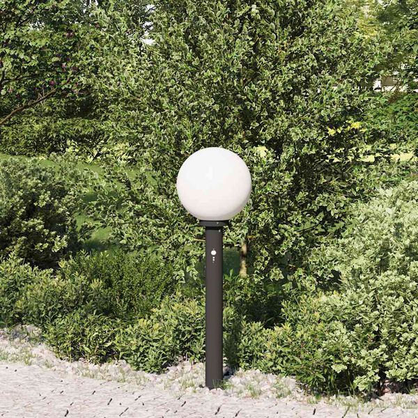 vidaXL Pollerleuchte mit Sensor 80 cm Schwarz IP44