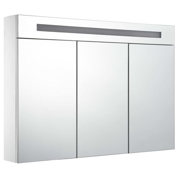 vidaXL LED-Spiegelschrank 50x13x70 cm