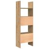 vidaXL B&uuml;cherregal Artisan-Eiche 60 x 35 x 180 cm Holzwerkstoff