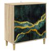 vidaXL Sideboard WIJHE Sonoma 69 x 33 x 75 cm Holzwerkstoff