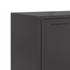 vidaXL Highboard Schwarz 68,5x38,5x123,5 cm Stahl