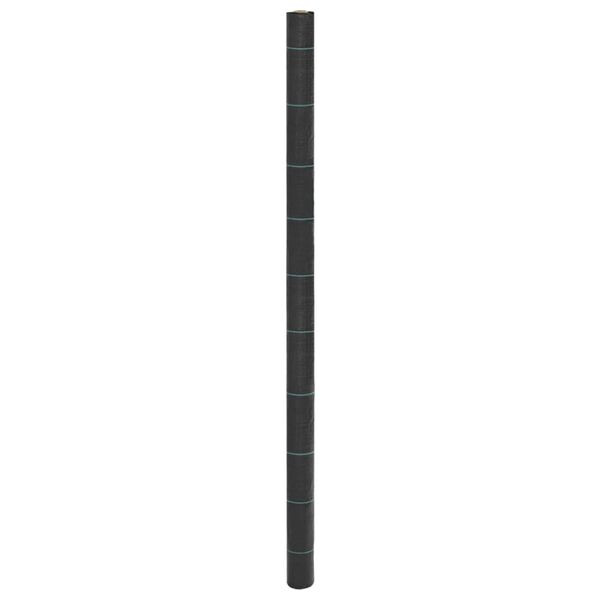 vidaXL Unkrautvlies Schwarz 2x50 m PP