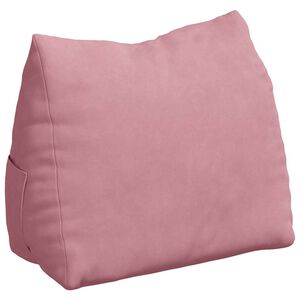 vidaXL R&uuml;ckenkissen Rosa 45 x 20 x 35 cm Cordstoff