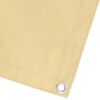 vidaXL Balkonsichtschutz Sand 110 x 200 cm Oxford-Stoff