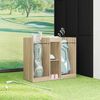 vidaXL Golf Schrank Uni Sonoma-Eiche 102 x 45 x 85,5 cm