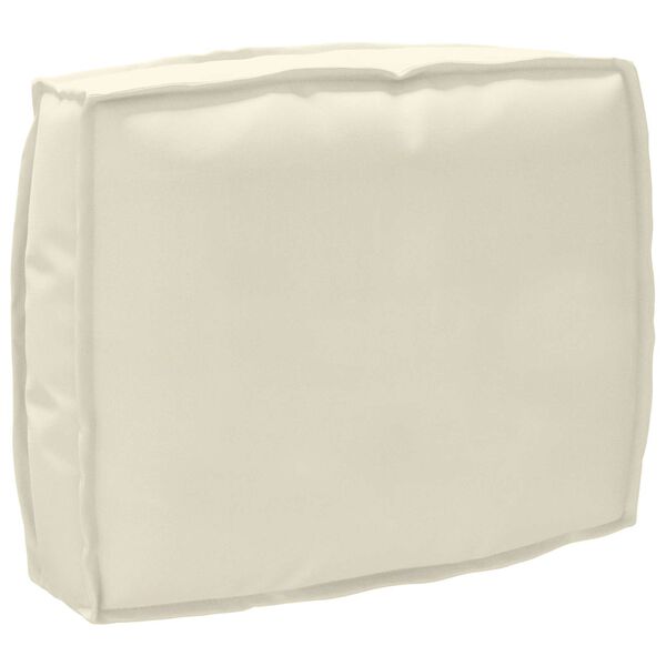 vidaXL Kissen Creme 50 x 40 x 12 cm Oxford-Stoff