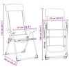 vidaXL Klappbare Campingst&uuml;hle 2 Stk. Aluminium Creme