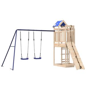 vidaXL Spielturm Massivholz Kiefer