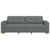 vidaXL 3-Sitzer-Sofa Dunkelgrau 180 cm Stoff