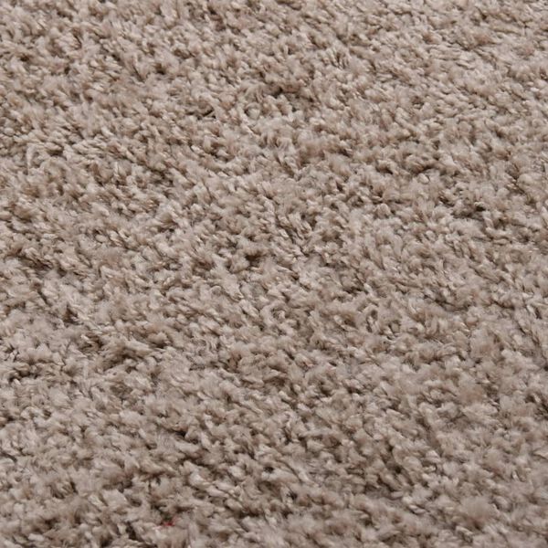vidaXL Teppich Shaggy Hochflor Beige 200x290 cm