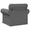 vidaXL Sofa Dunkelgrau 215 x 82 x 80 cm Stoff