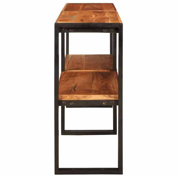 vidaXL Konsolentisch Braun 160 x 33 x 75 cm Massivholz Akazie