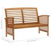 vidaXL 5-tlg. Garten-Lounge-Set Massivholz Akazie