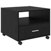 vidaXL Couchtisch Schwarz Eichen-Optik 55 x 55 x 45 cm Holzwerkstoff