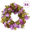 vidaXL Blumengirlanden Blumen 6 Stk. Helllila 250 cm
