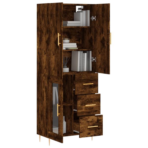 vidaXL Highboard R&auml;uchereiche 69,5x34x180 cm Holzwerkstoff