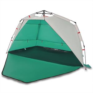vidaXL Strandzelt 3 Personen Seegr&uuml;n Quick Release Wasserdicht