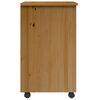 vidaXL Rollschrank mit Schubladen MOSS Honigbraun Massivholz Kiefer