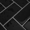 vidaXL Fischgr&auml;tenfliese 10 pcs Schwarz 30 x 30 cm Polyurethan und PET