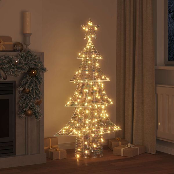 vidaXL Weihnachtsbaum mit 160 LEDs Warmweiß 150 cm Haustier