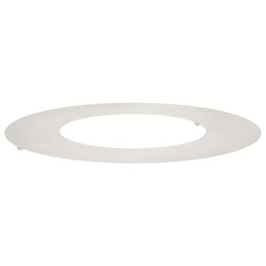 vidaXL geeignet f&uuml;r flachen Baumring Silber &Oslash;40/70 cm Edelstahl