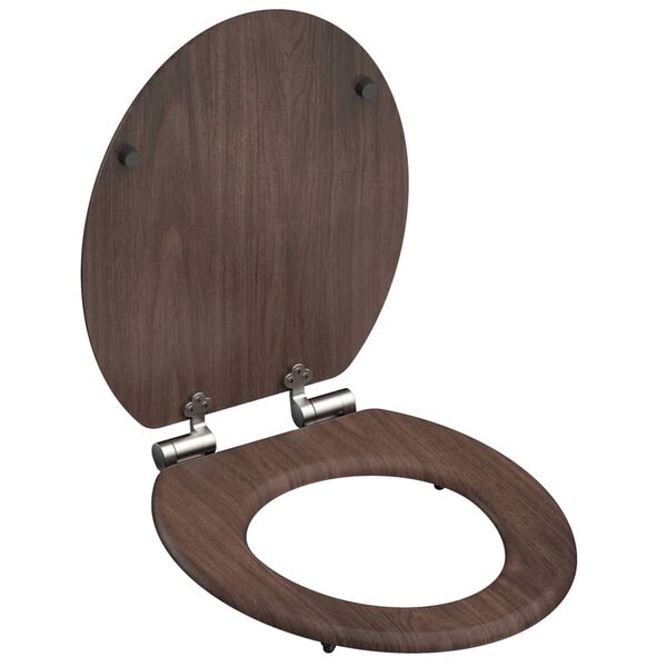 SCH&Uuml;TTE Toilettensitz mit Absenkautomatik DARK WOOD