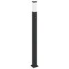 vidaXL Pollerleuchte mit Sensor 110 cm Schwarz IP44