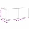 vidaXL TV-Schrank-Set 6 pcs Artisan-Eiche 100 x 30 x 30 cm