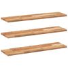 vidaXL Schweberegale 3 Stk. 100x20x2 cm Massivholz Akazie &Ouml;lbehandelt