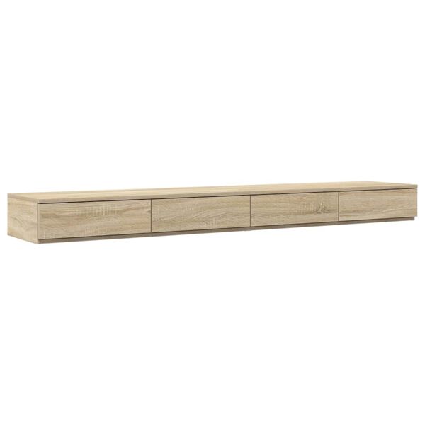 vidaXL Bettschubladen Sonoma-Eiche 180 x 36,5 x 16,5 cm Holzwerkstoff
