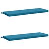 vidaXL Bankkissen SOEST 2 stk. 100 % Polyester Himmelblau