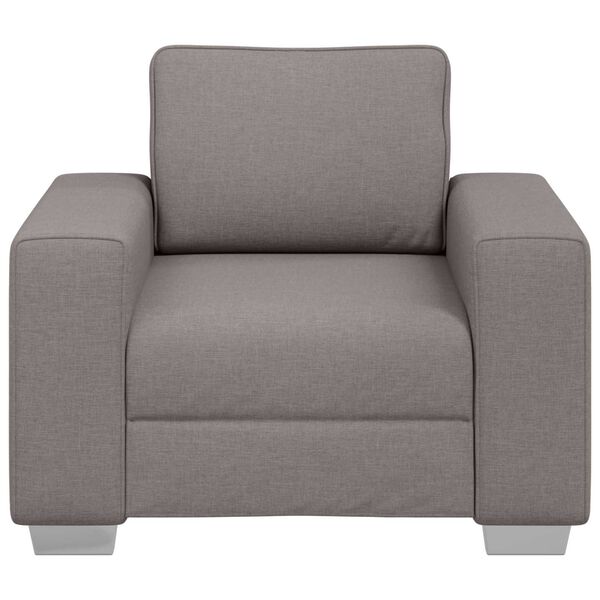 vidaXL Sofa 59cm Taupe Stoff