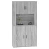 vidaXL Highboard Grau Sonoma Holzwerkstoff