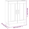 vidaXL Sideboard Braun Eichen-Optik 69,5x34x90 cm Holzwerkstoff