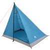 vidaXL Trekkingzelt Blau 2-Personen 185T Polyester mit PU-Beschichtung