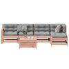 vidaXL 6-tlg. Garten-Lounge-Set mit Kissen Massivholz Douglasie