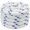 vidaXL Mehrzweck-Allzweckseil 30 mm 10 m Wei&szlig; und Blau PP