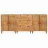 vidaXL Sideboard 3 pcs Braun 60 x 33 x 75 cm massives Mangoholz