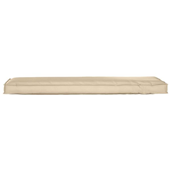 vidaXL Kissen Beige 140 x 40 x 8 cm Oxford-Stoff