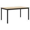 vidaXL Esstische 150 x 90 x 75 cm Holzwerkstoff Sonoma-Eiche