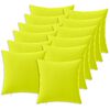 vidaXL Kissenbezug 12 pcs HEERLEN Hellgr&uuml;n 40 x 40 cm Polyester