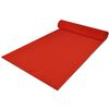 vidaXL Teppich Rot 1 x 10 m Polyester