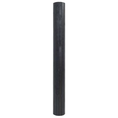 vidaXL Teppich Rechteckig Grau 60x300 cm Bambus