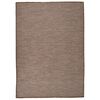 vidaXL Outdoor-Teppich Flachgewebe 140x200 cm Braun