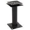 vidaXL Bootssitz-Podest 360&deg; Drehbar Stahl