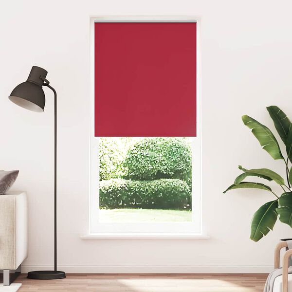 vidaXL Verdunkelungsrollo 104,4 x 230 cm, Stoffbreite 100 cm, rot